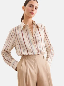 Seidensticker Damen Hemdbluse - Regular Fit in beige