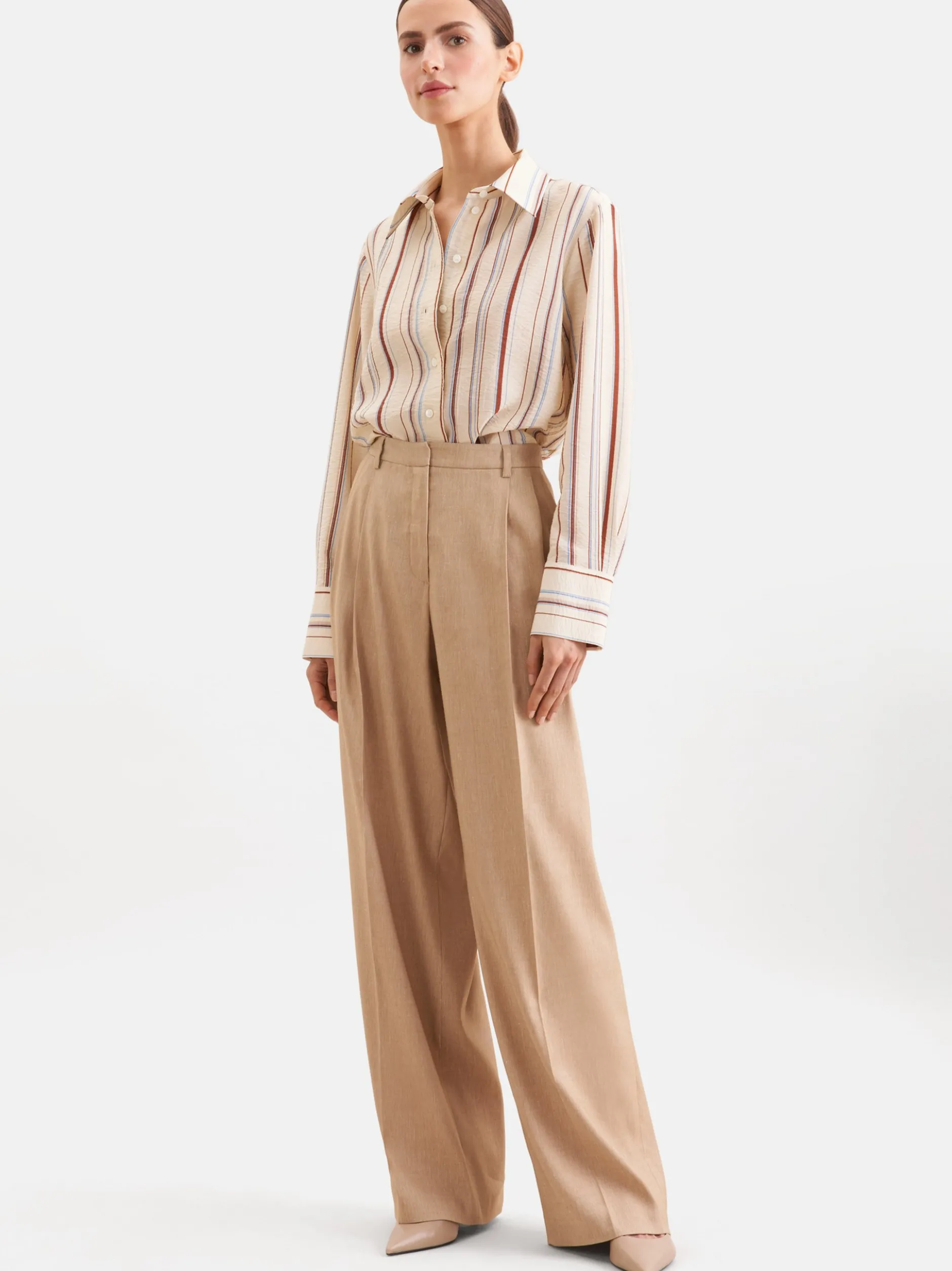Seidensticker Damen Hemdbluse - Regular Fit in beige