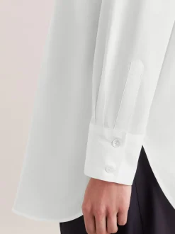 Seidensticker Damen Hemdbluse - Oversized Fit in weiß