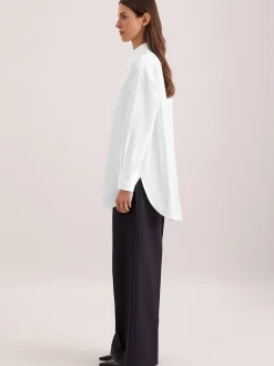 Seidensticker Damen Hemdbluse - Oversized Fit in weiß