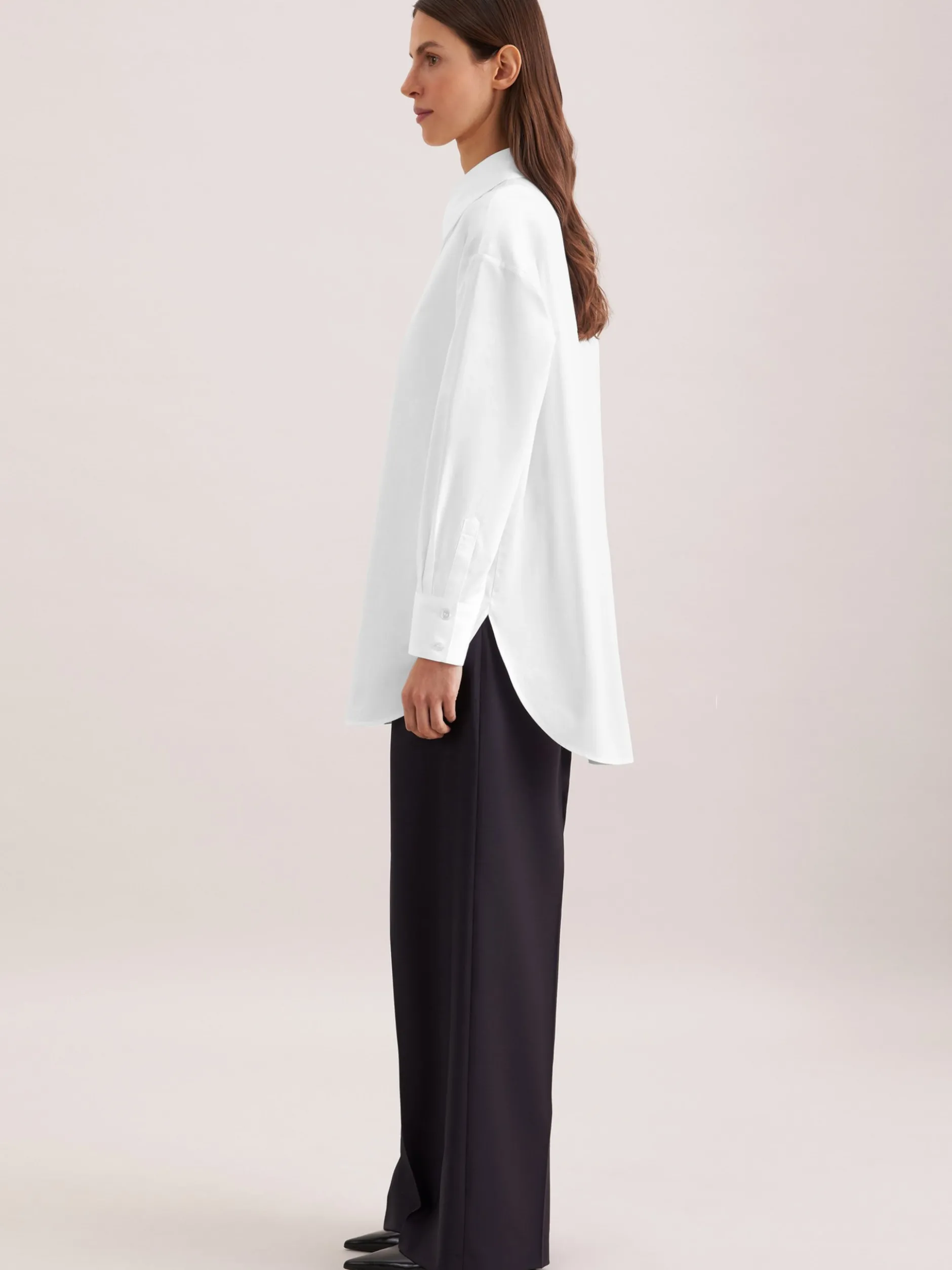 Seidensticker Damen Hemdbluse - Oversized Fit in weiß