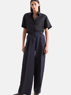 Seidensticker Damen Hemdbluse - Regular Fit in schwarz