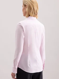 Seidensticker Damen Hemdbluse - Slim Fit in pink