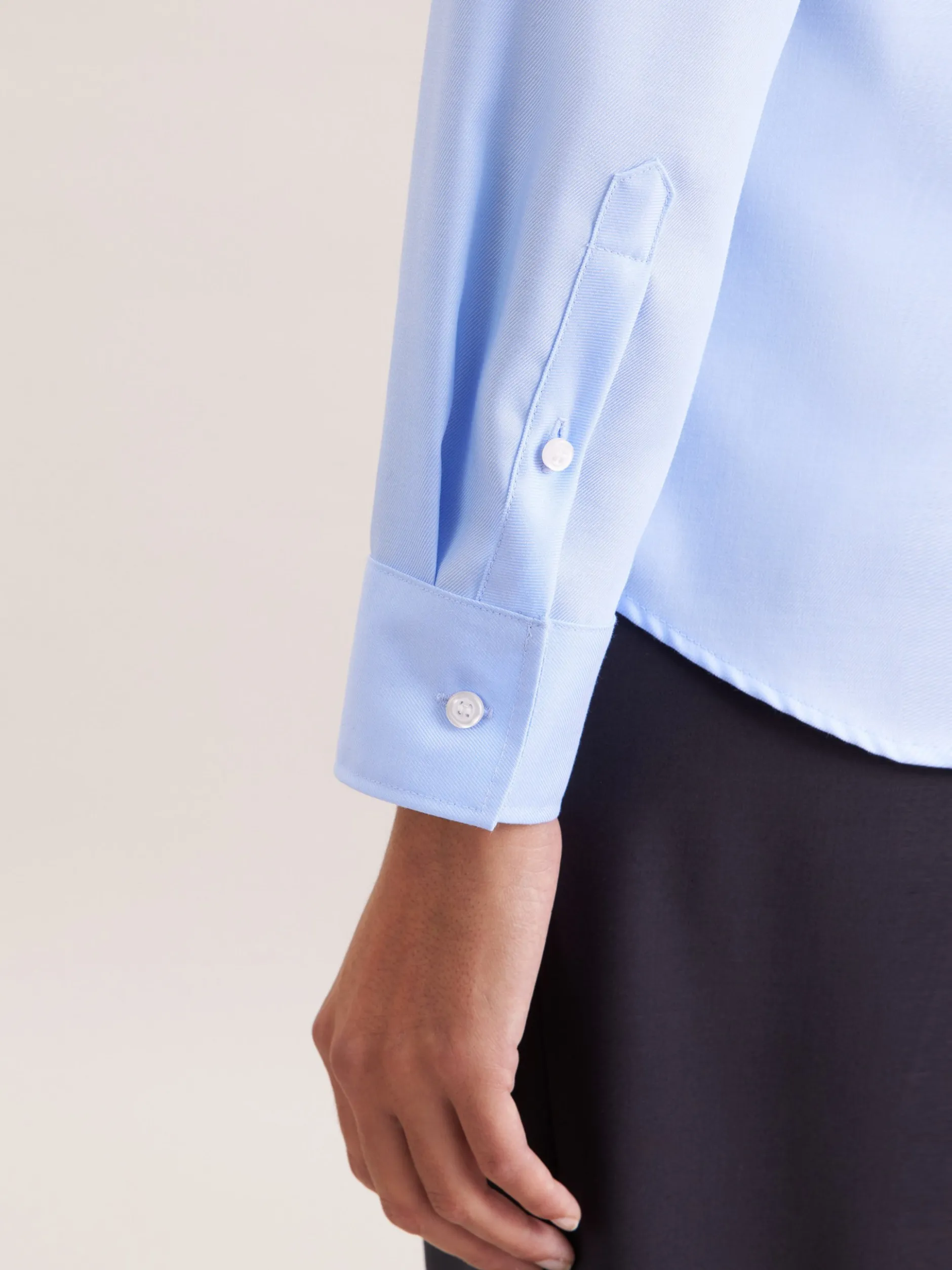 Seidensticker Damen Hemdbluse - Slim Fit in blau