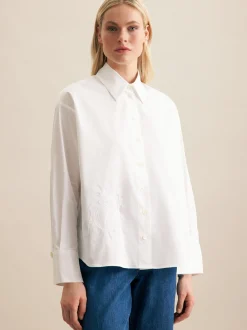 Seidensticker Damen Hemdbluse - Oversized Fit in weiß