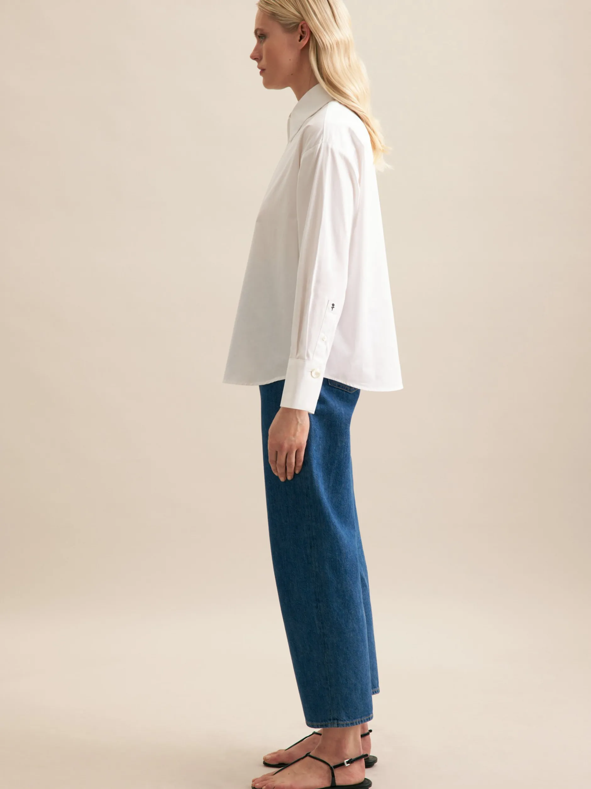 Seidensticker Damen Hemdbluse - Oversized Fit in weiß