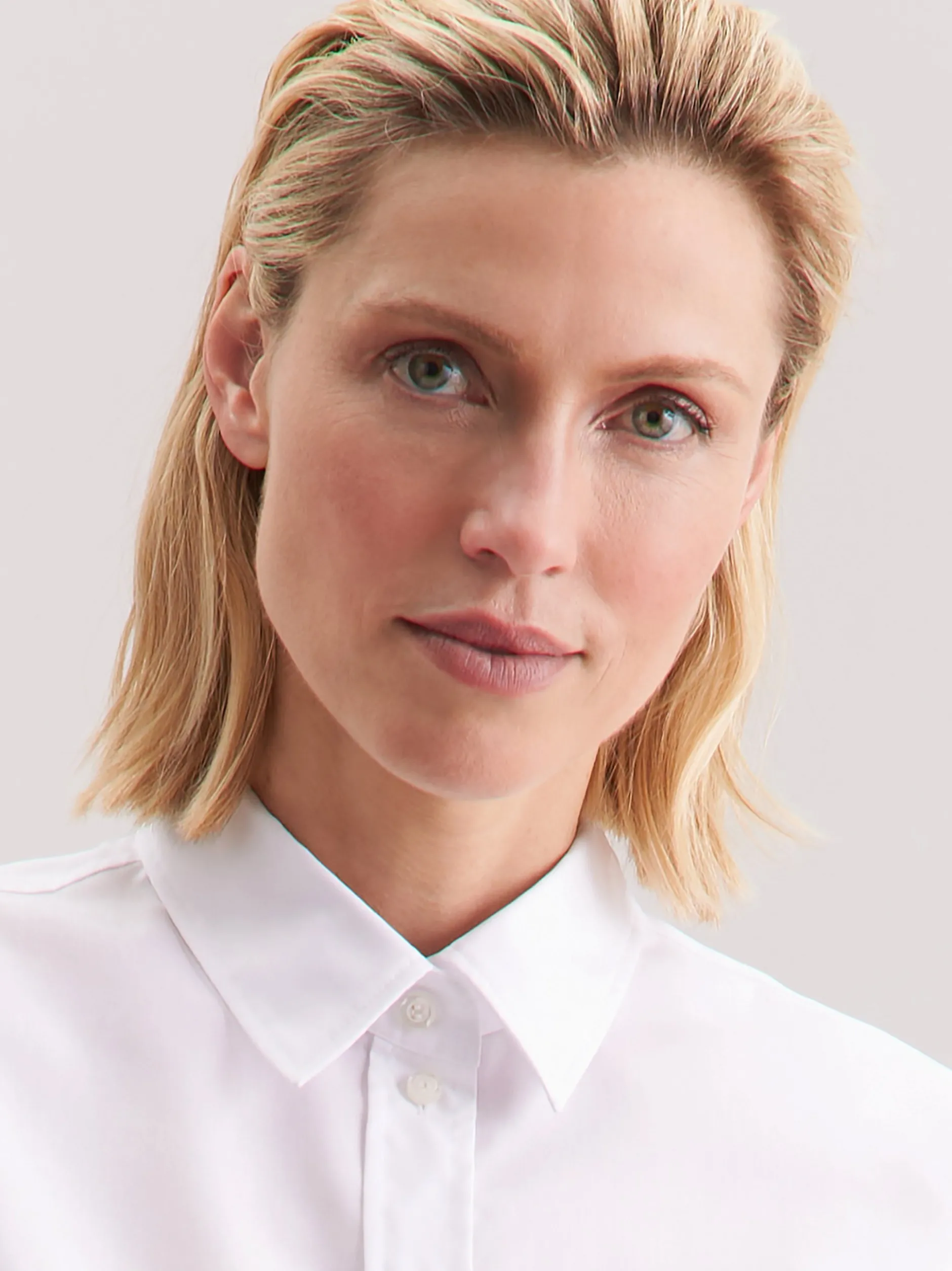 Seidensticker Damen Klassische Bluse - Slim Fit in weiß