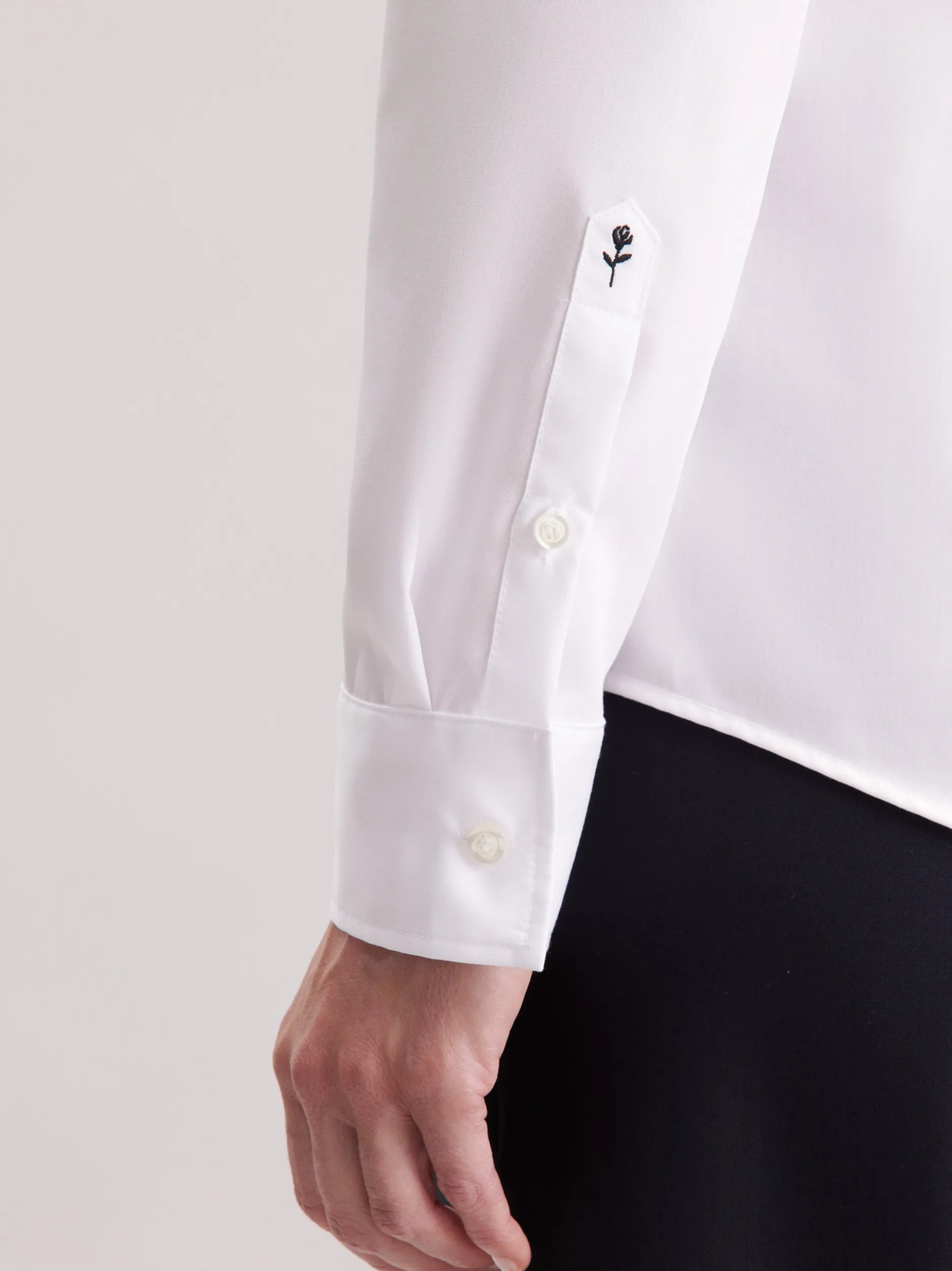 Seidensticker Damen Klassische Bluse - Slim Fit in weiß