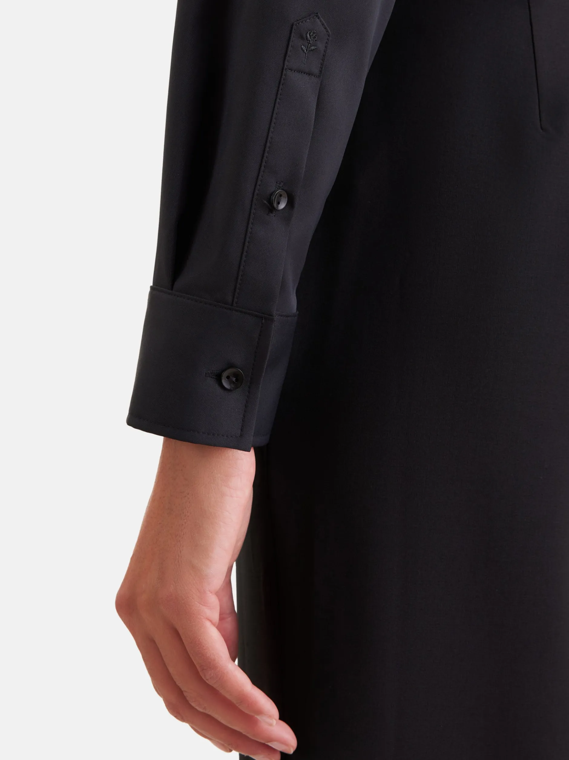 Seidensticker Damen Klassische Bluse - Regular Fit in schwarz