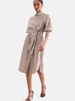 Seidensticker Damen Kleid - Oversized Fit in braun