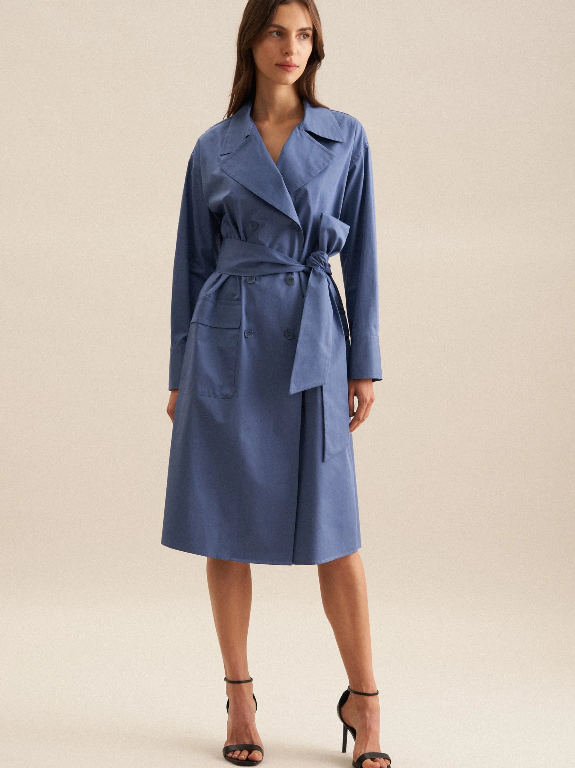 Seidensticker Damen Kleid - Oversized Fit in blau