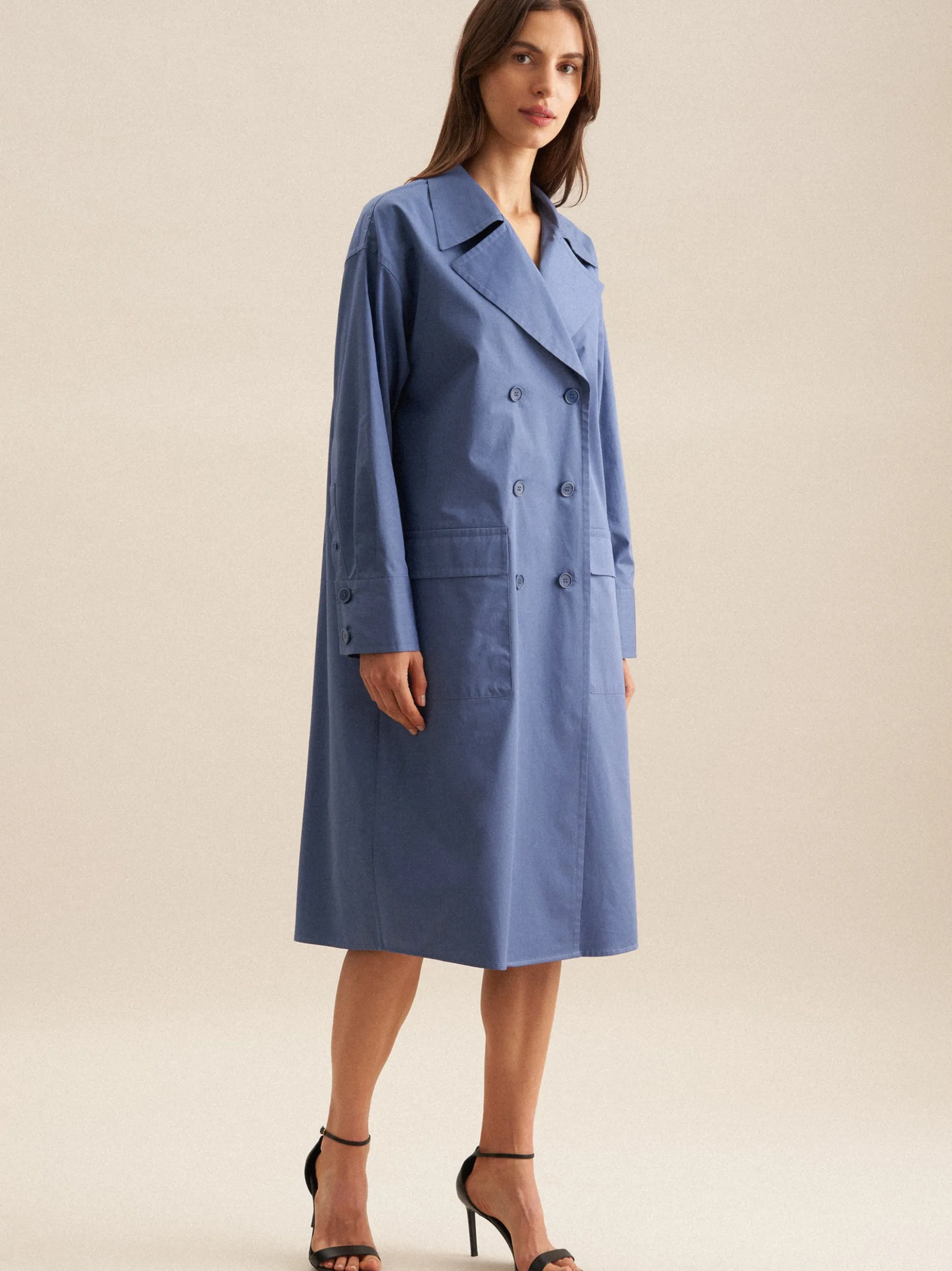 Seidensticker Damen Kleid - Oversized Fit in blau