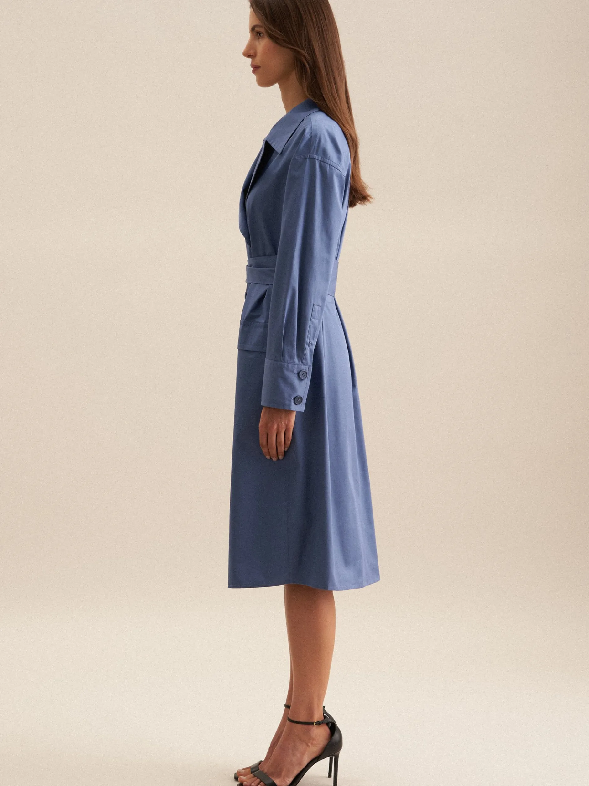 Seidensticker Damen Kleid - Oversized Fit in blau