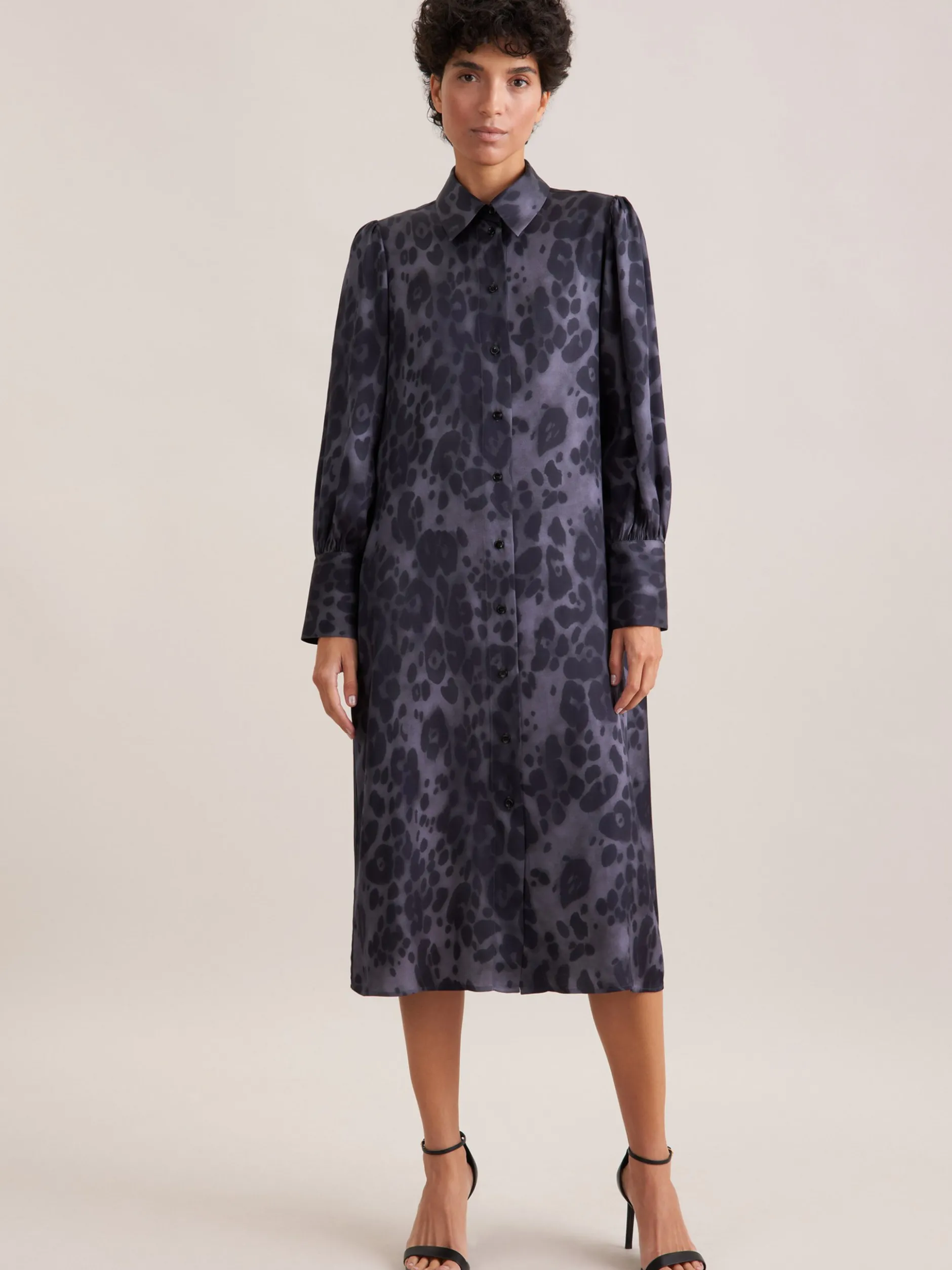 Seidensticker Damen Kleid - Regular Fit in grau