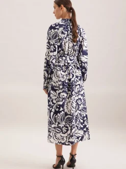 Seidensticker Damen Kleid - Regular Fit in blau