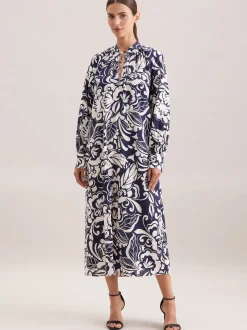Seidensticker Damen Kleid - Regular Fit in blau