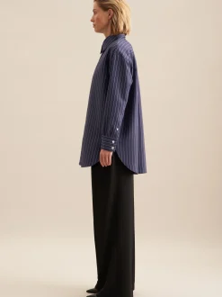 Seidensticker Damen Longbluse - Oversized Fit in blau