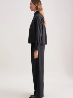 Seidensticker Damen Oversizebluse - Oversized Fit in grau