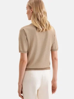 Seidensticker Damen Polo - Regular Fit in gold