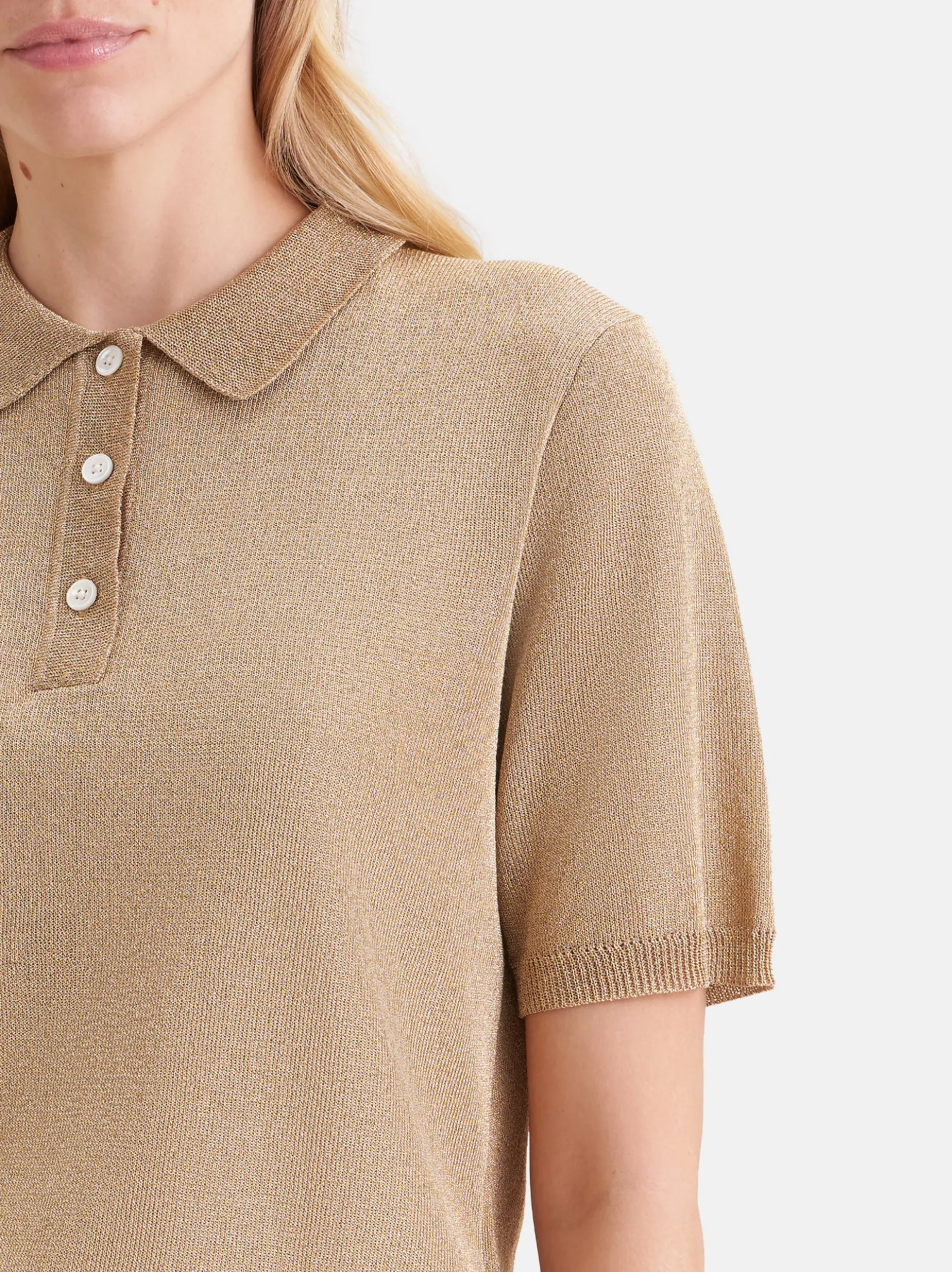 Seidensticker Damen Polo - Regular Fit in gold