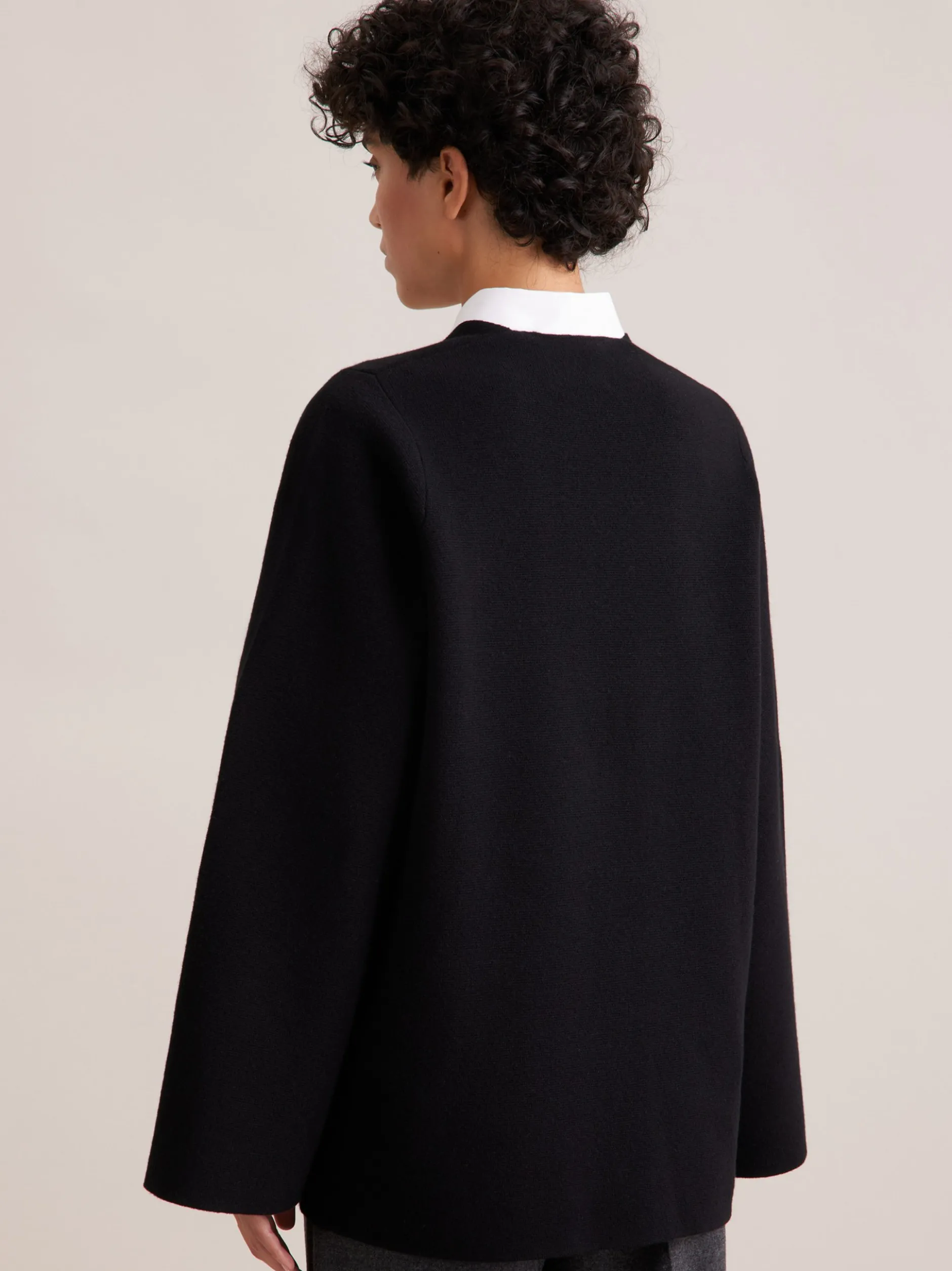 Seidensticker Damen Pullover - Relaxed Fit in schwarz
