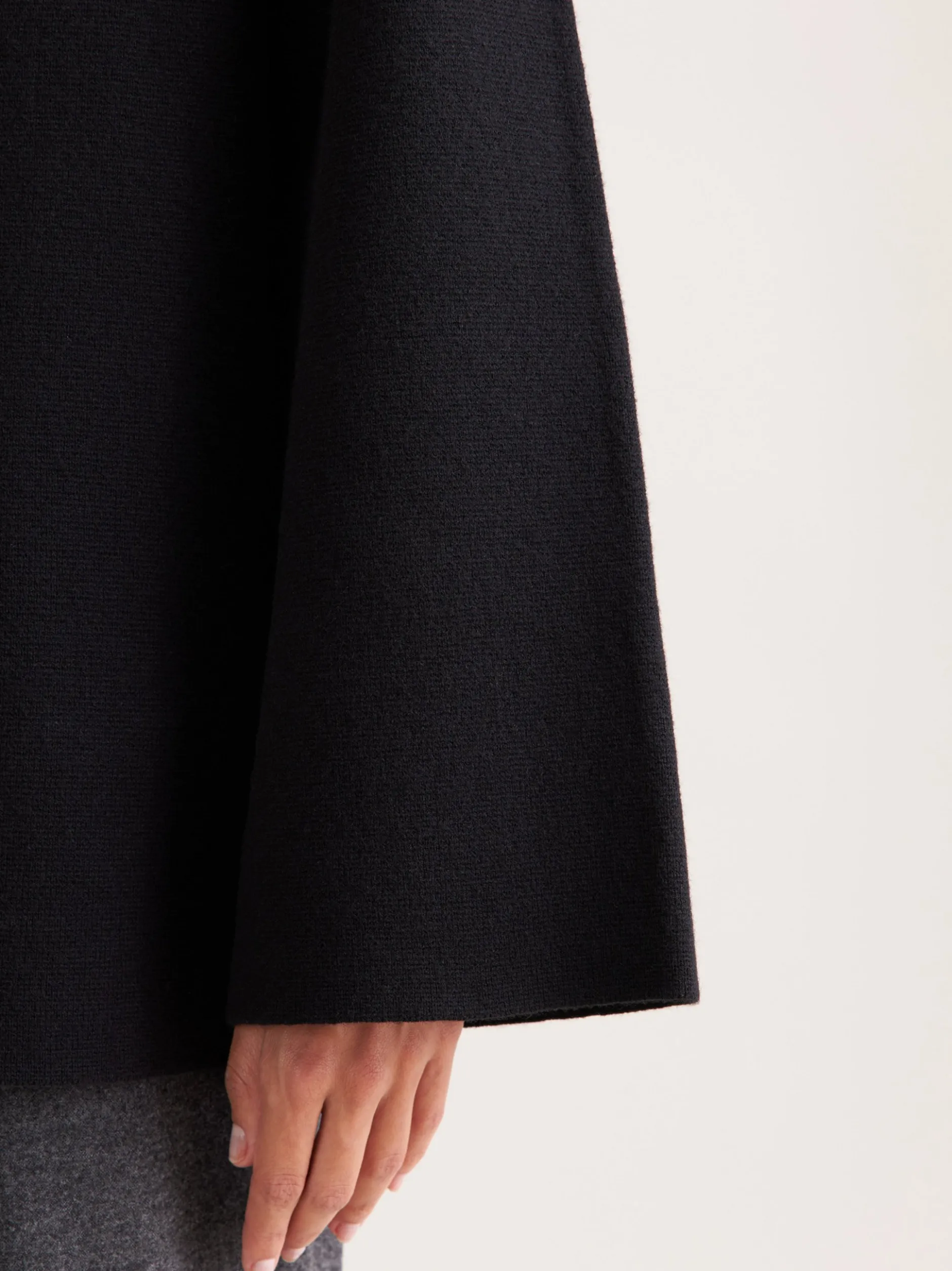 Seidensticker Damen Pullover - Relaxed Fit in schwarz