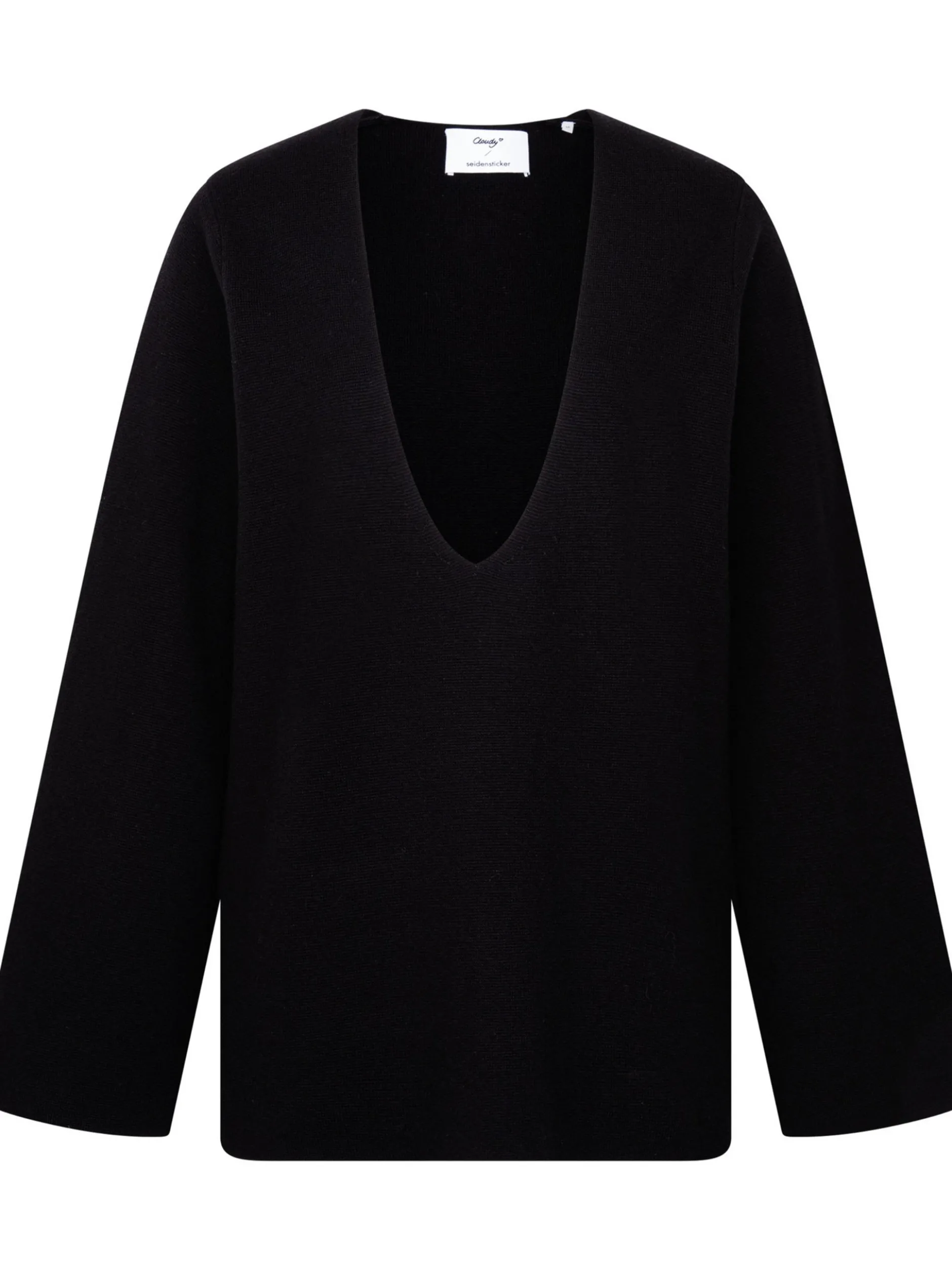 Seidensticker Damen Pullover - Relaxed Fit in schwarz