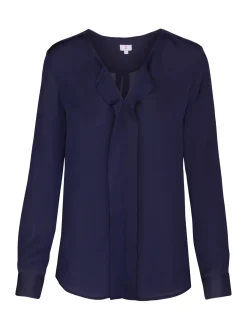 Seidensticker Damen Schlupfbluse - Regular Fit in blau