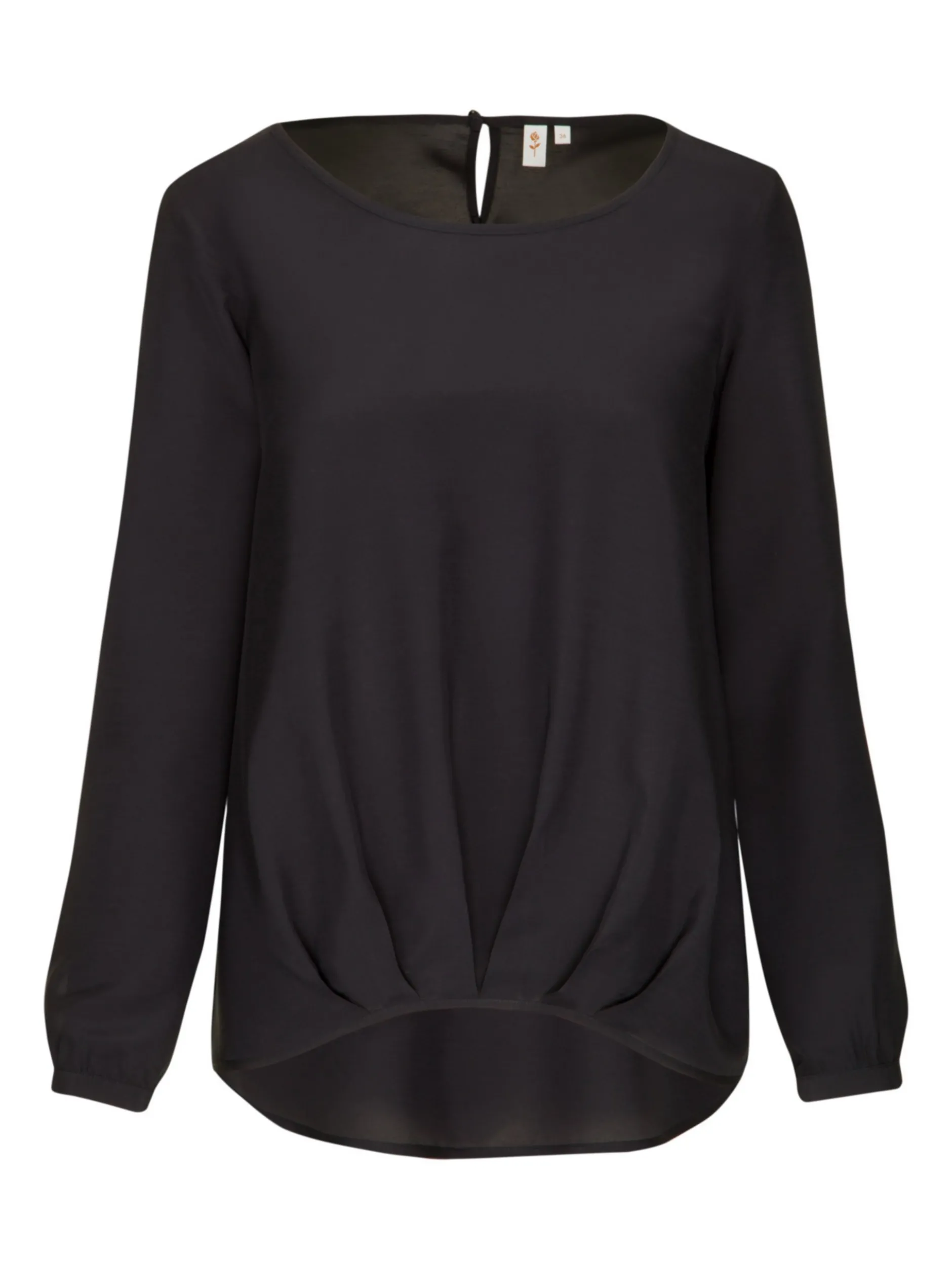 Seidensticker Damen Shirtbluse - Regular Fit in schwarz