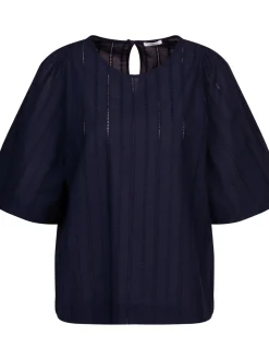Seidensticker Damen Shirtbluse - Regular Fit in marine