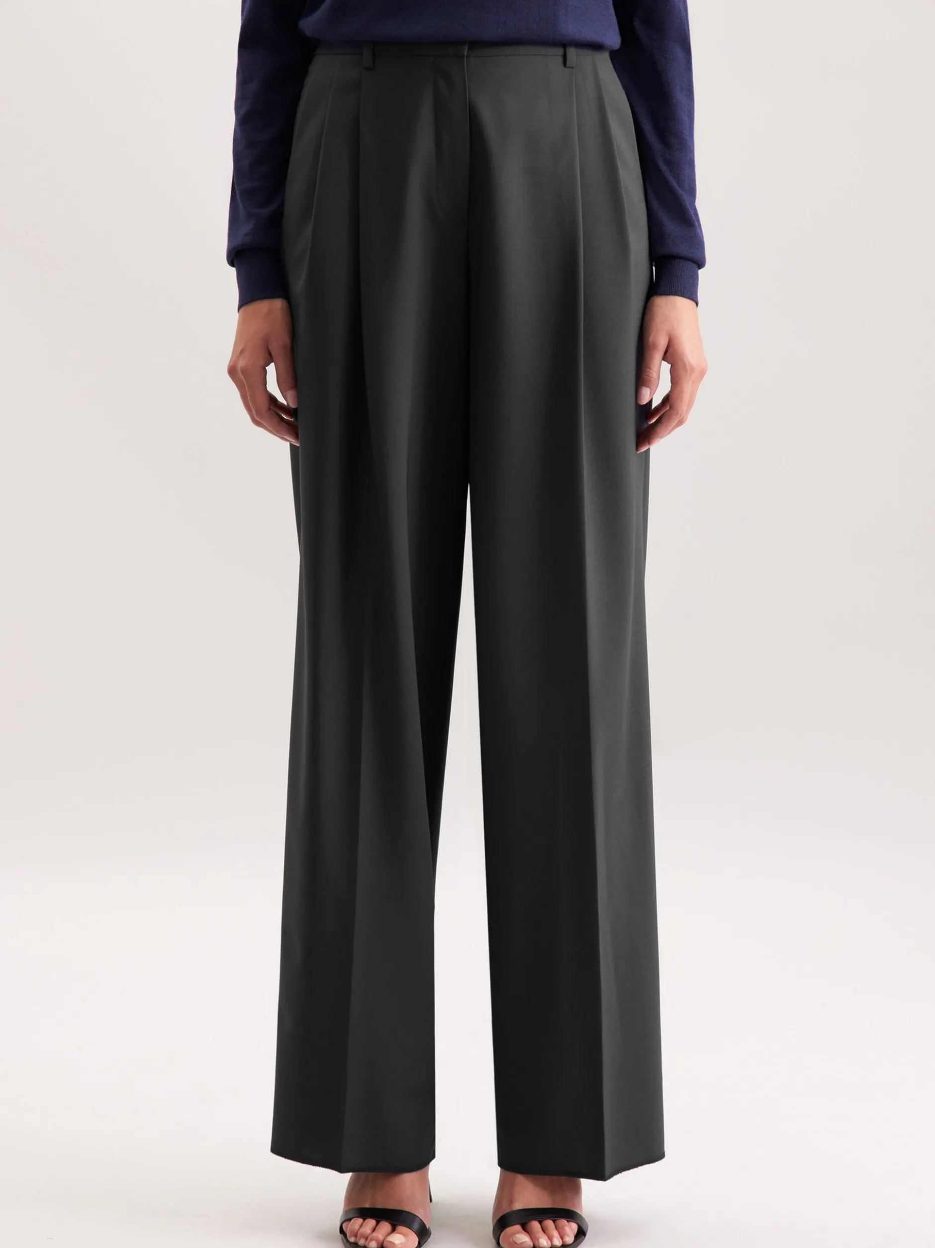 Seidensticker Damen Stoffhose - Regular Fit in schwarz