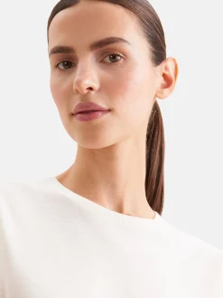 Seidensticker Damen Sweater - Regular Fit in weiß
