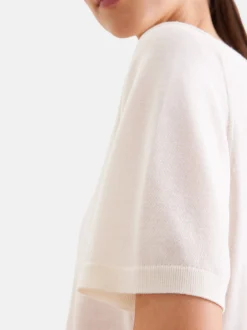 Seidensticker Damen Sweater - Regular Fit in weiß