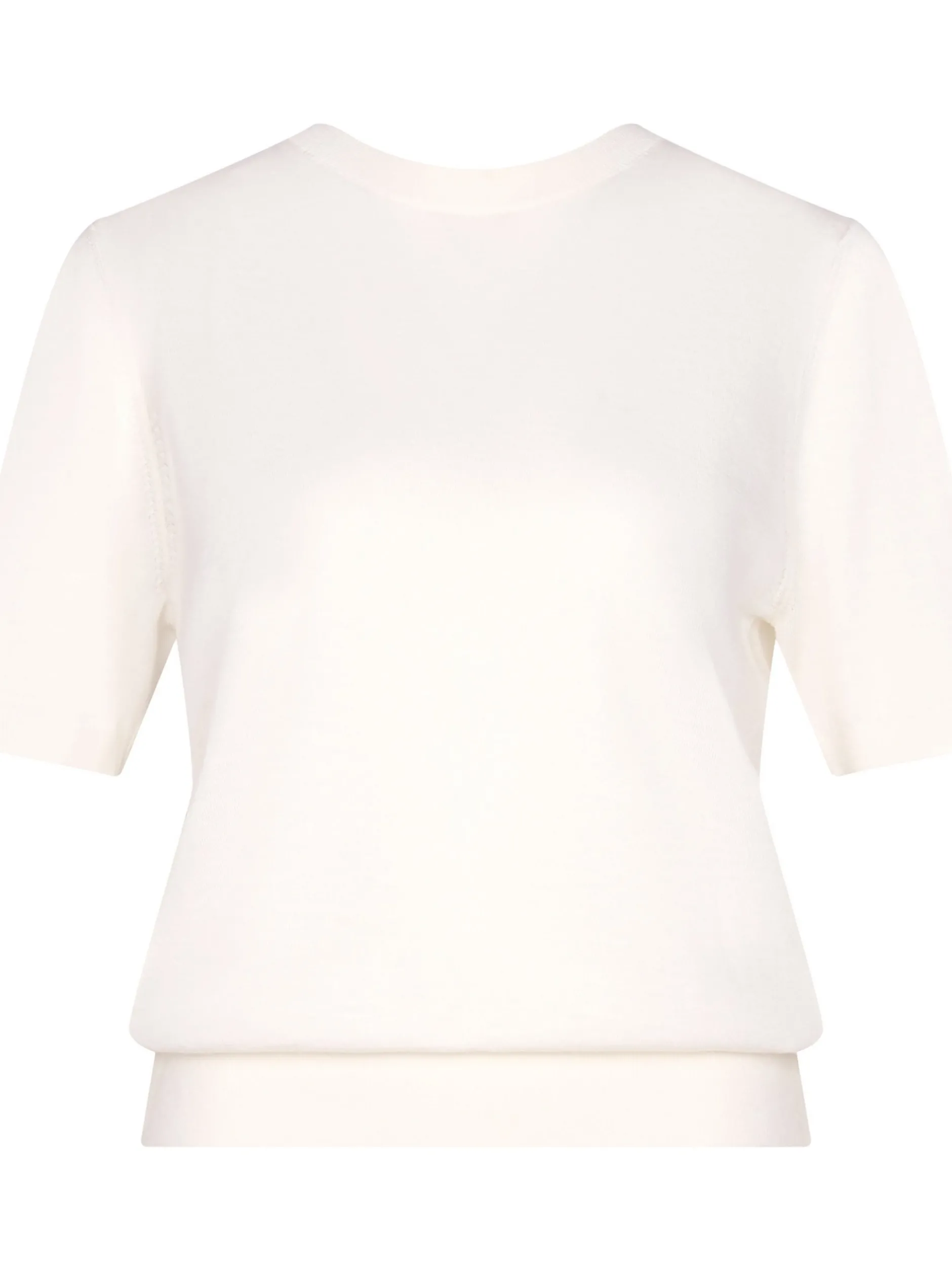 Seidensticker Damen Sweater - Regular Fit in weiß