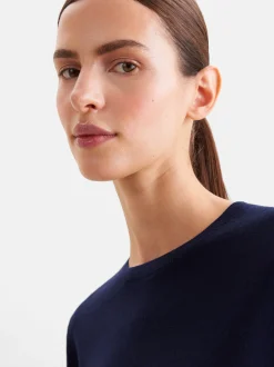 Seidensticker Damen Sweater - Regular Fit in blau