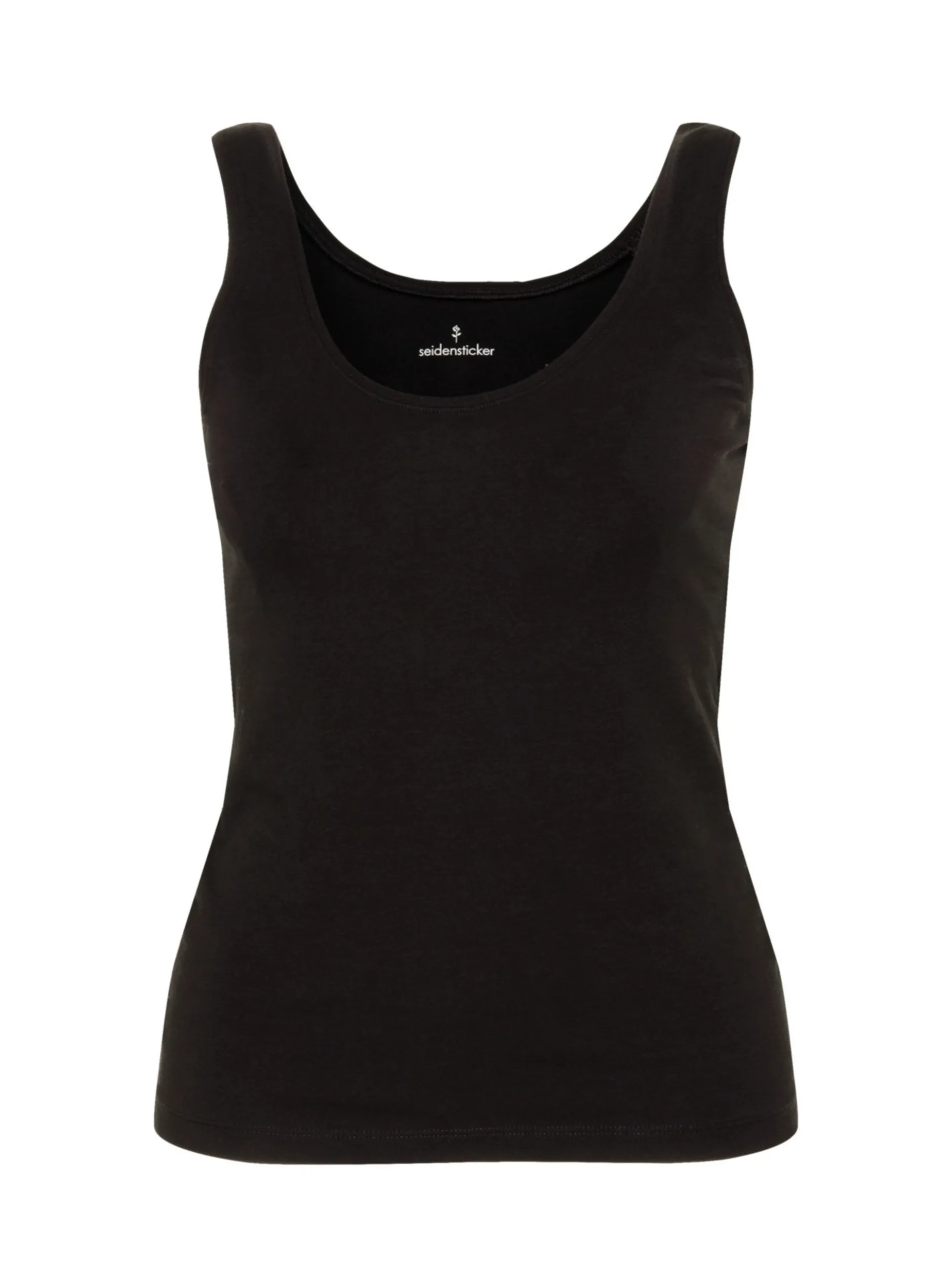 Seidensticker Damen Tanktop - Regular Fit in schwarz