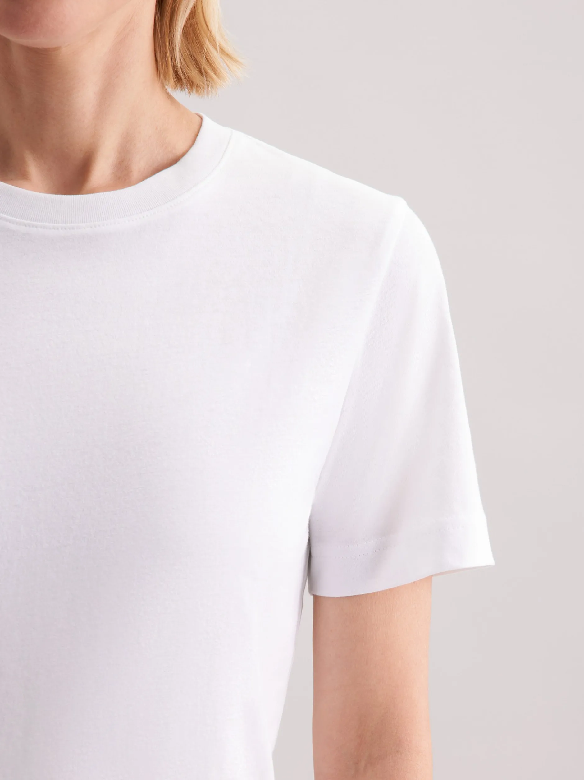 Seidensticker Damen T-Shirt - Regular Fit in weiß