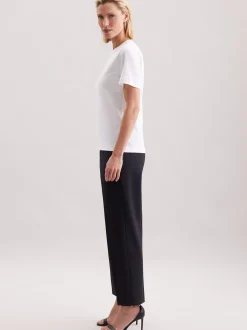 Seidensticker Damen T-Shirt - Regular Fit in weiß