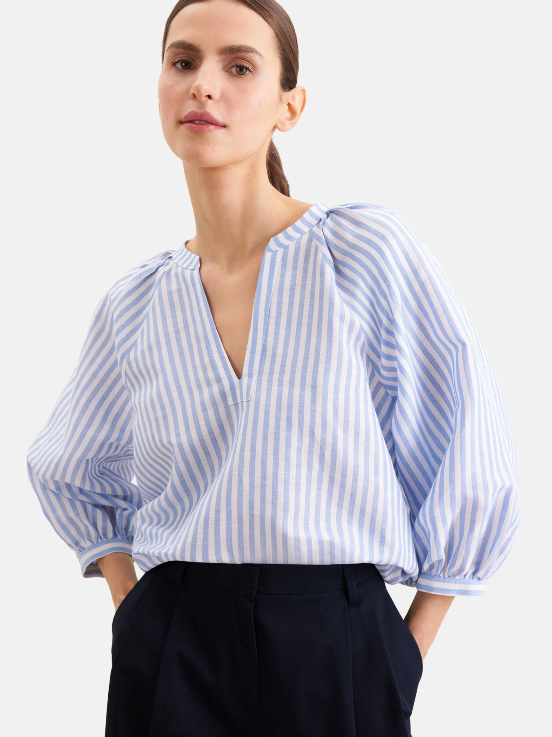 Seidensticker Damen Tunika - Regular Fit in blau