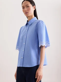 Seidensticker Damen Tunika - Regular Fit in blau