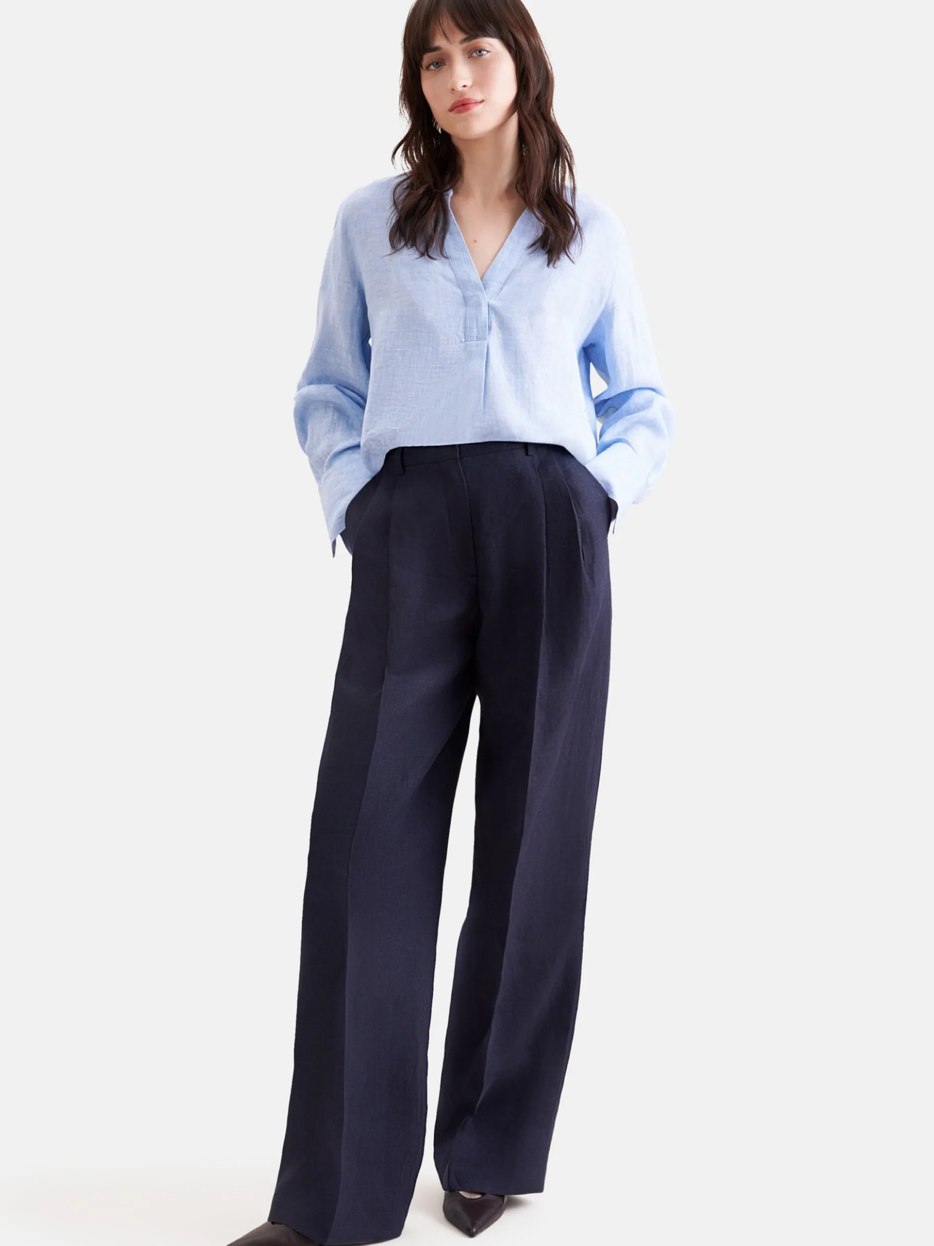 Seidensticker Damen Tunika - Regular Fit in blau
