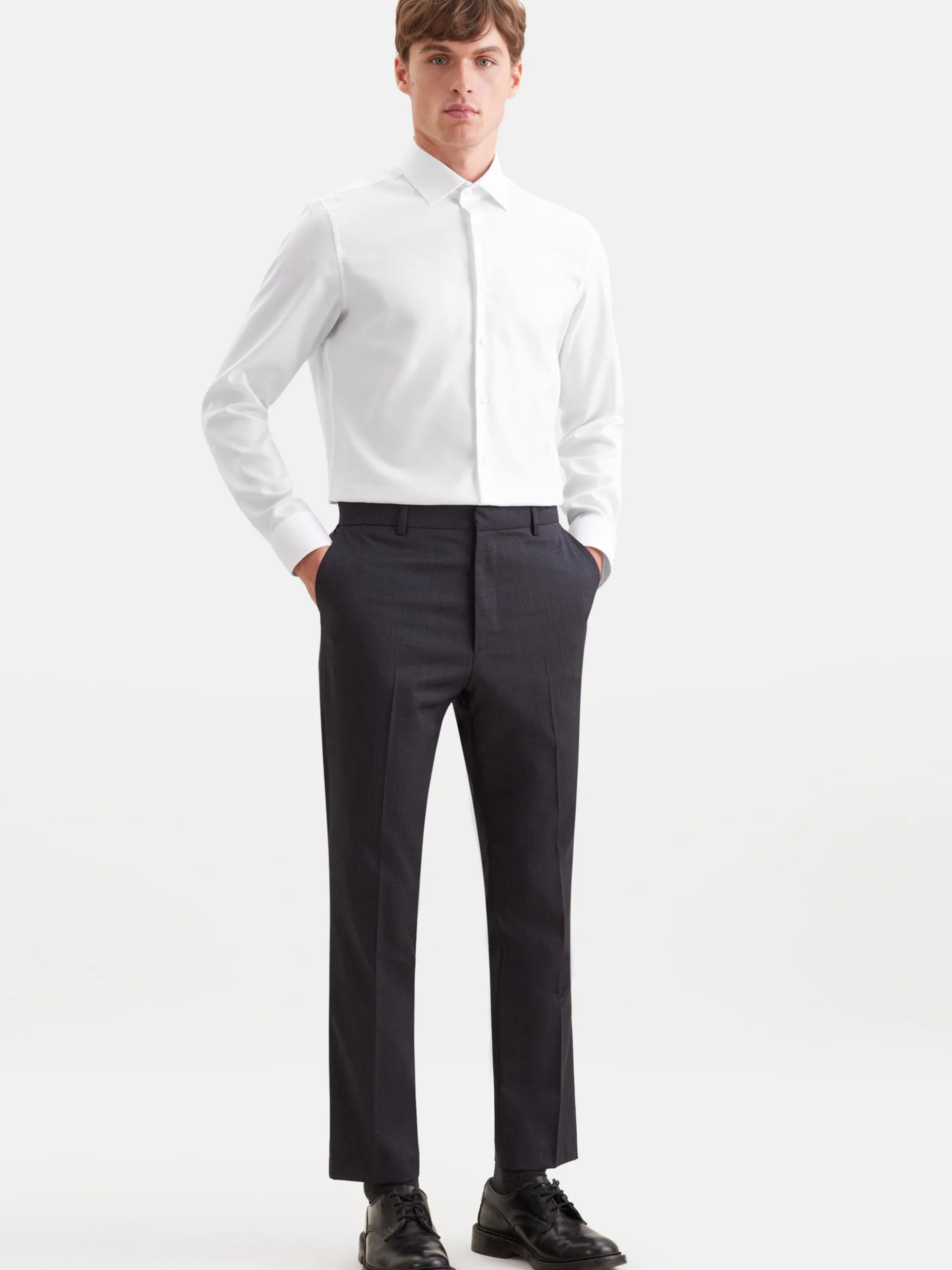 Seidensticker Herren Business Hemd - Slim Fit in weiß