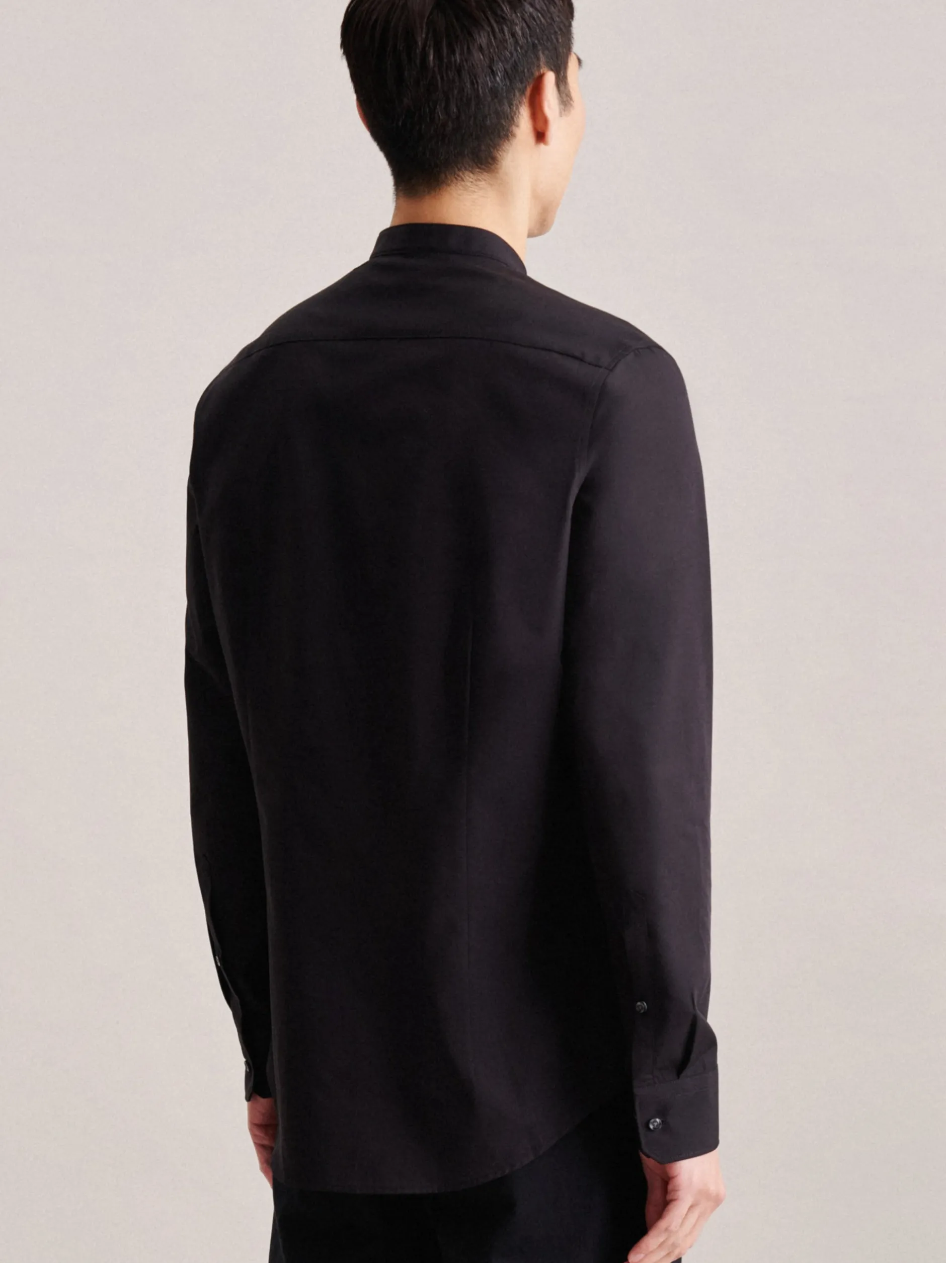 Seidensticker Herren Business Hemd - Slim Fit in schwarz