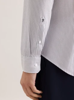 Seidensticker Herren Business Hemd - Slim Fit in grau