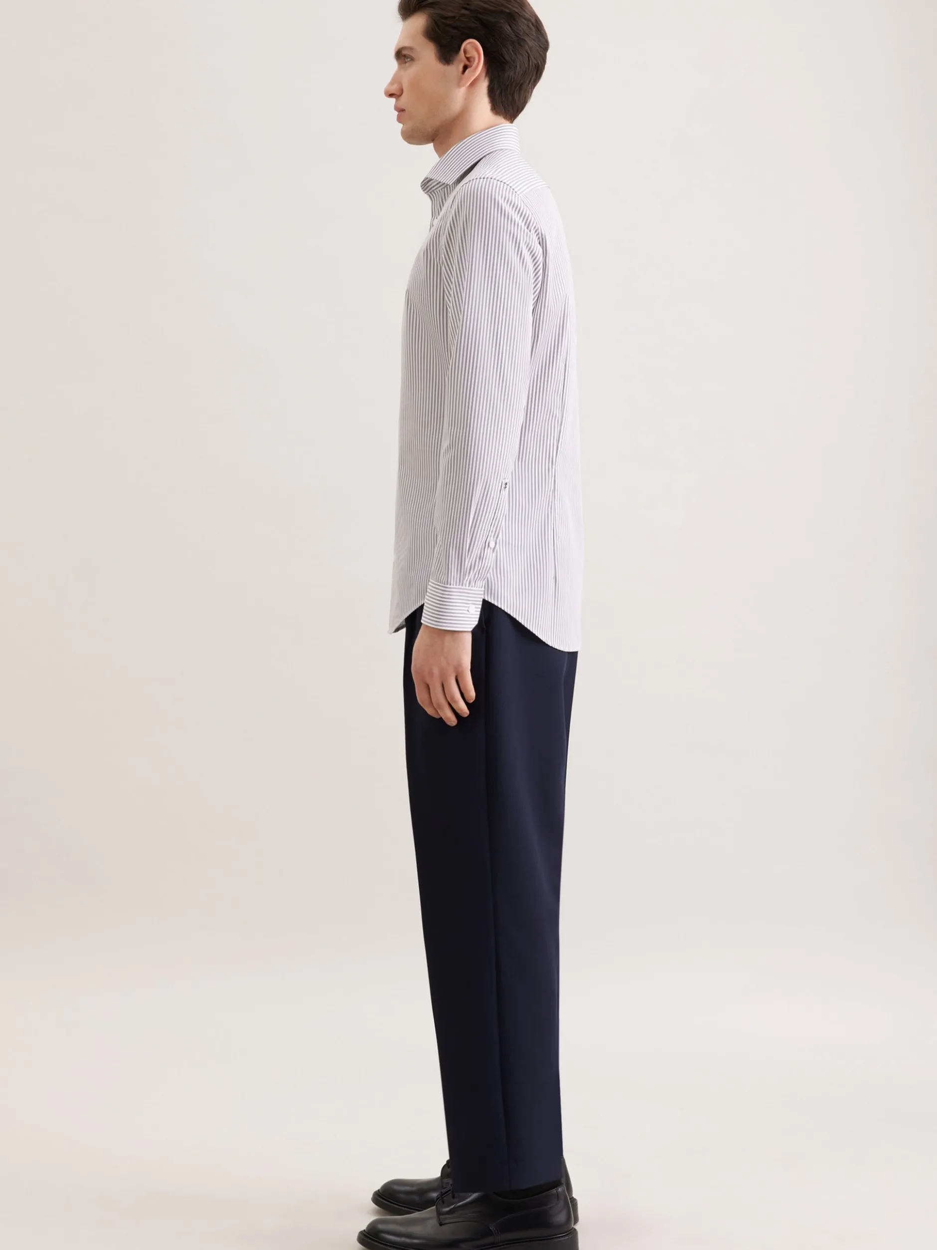 Seidensticker Herren Business Hemd - Slim Fit in grau