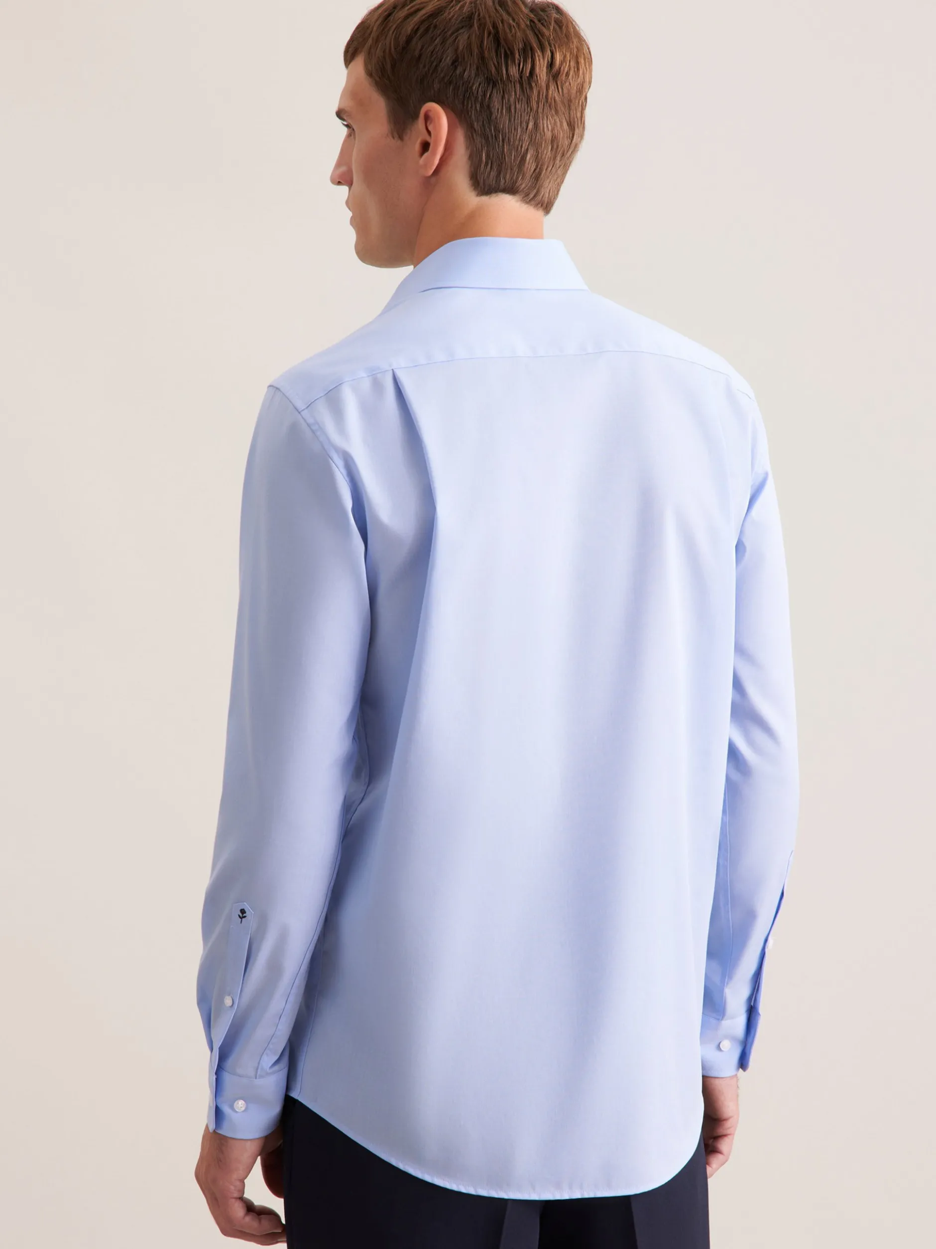 Seidensticker Herren Business Hemd - Regular Fit in blau
