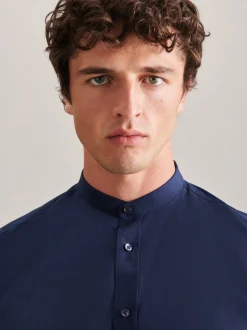 Seidensticker Herren Business Hemd - Slim Fit in blau