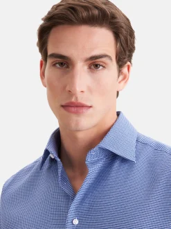Seidensticker Herren Business Hemd - Regular Fit in blau
