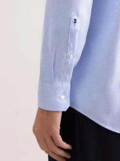 Seidensticker Herren Business Hemd - Regular Fit in blau