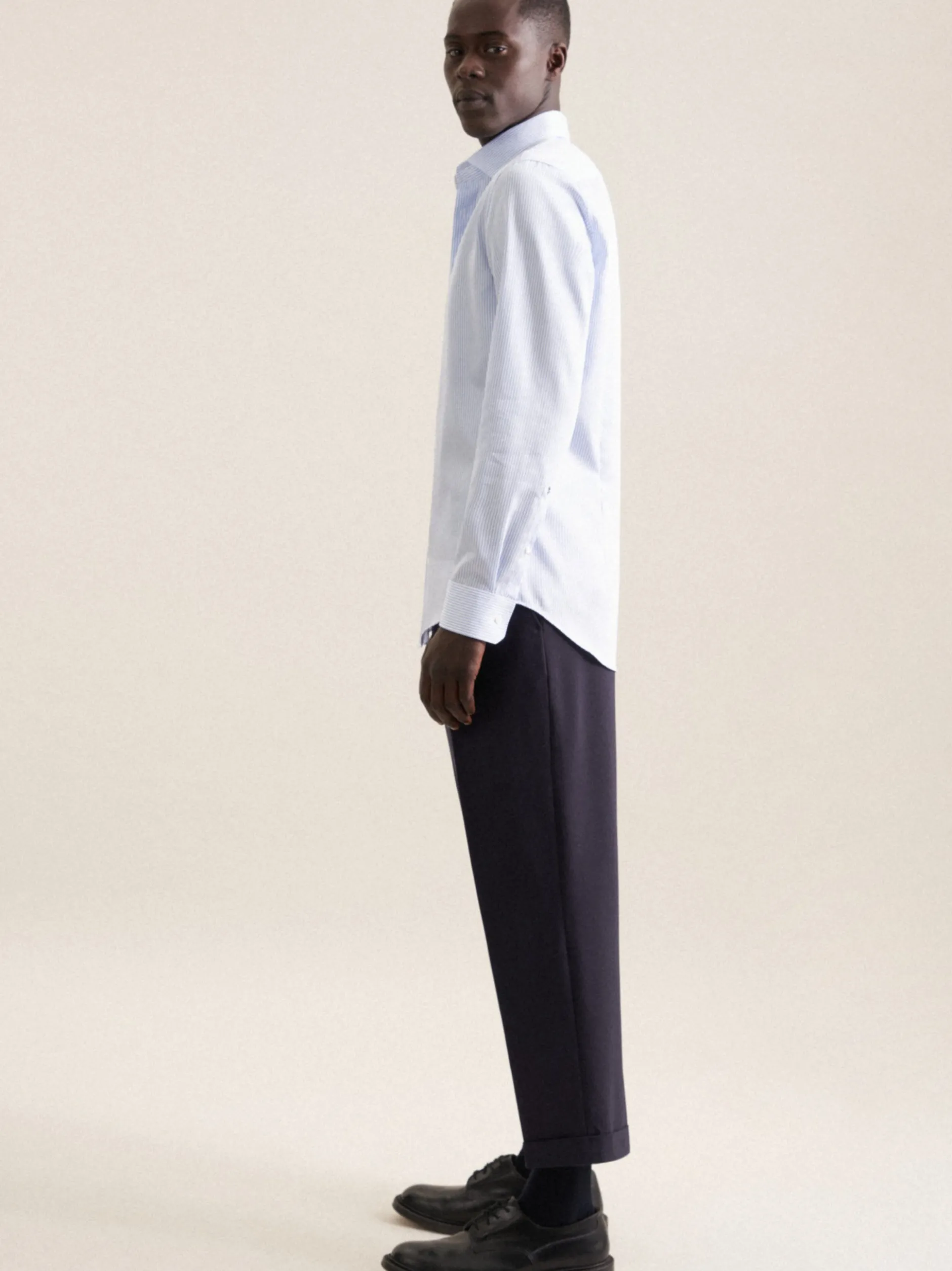 Seidensticker Herren Business Hemd - Shaped Fit in hellblau